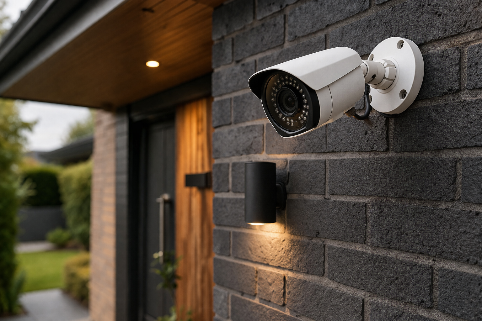 CCTV camera on a building